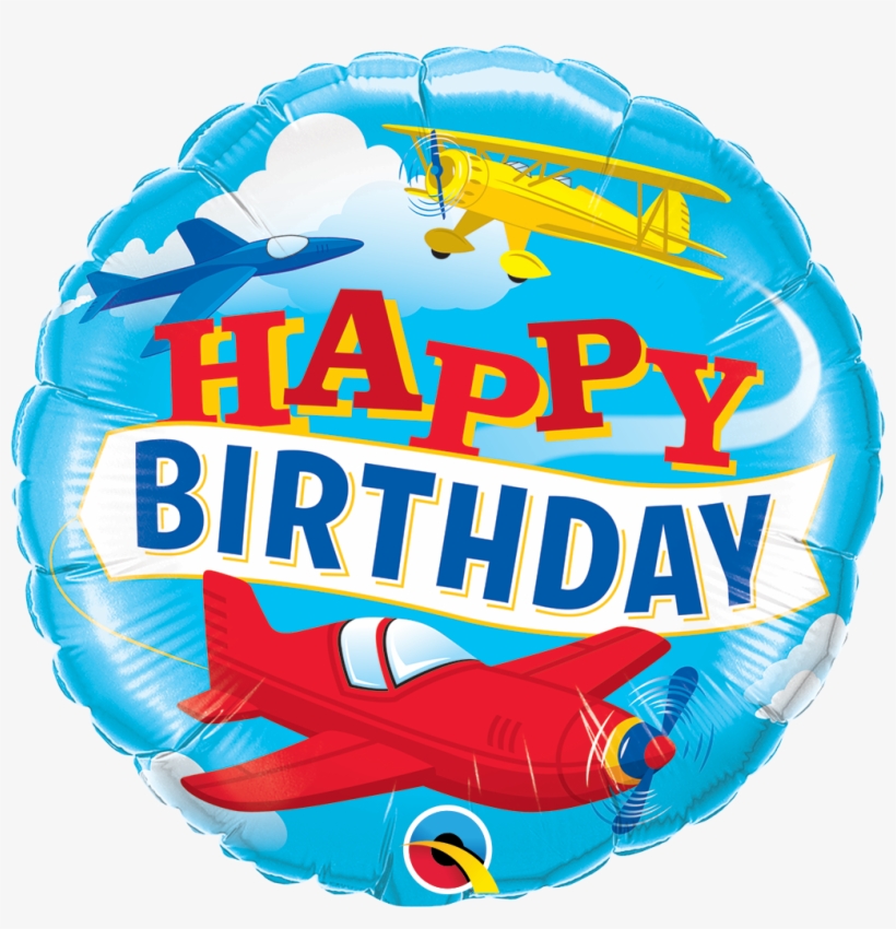 Happy Birthday With Airplanes, transparent png download