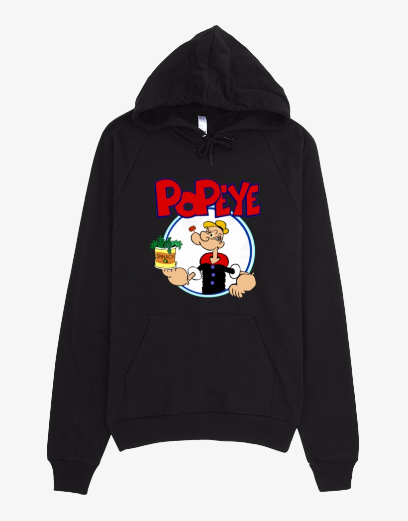 Popeye The Sailor Man Hoodie - Hoodie, transparent png download