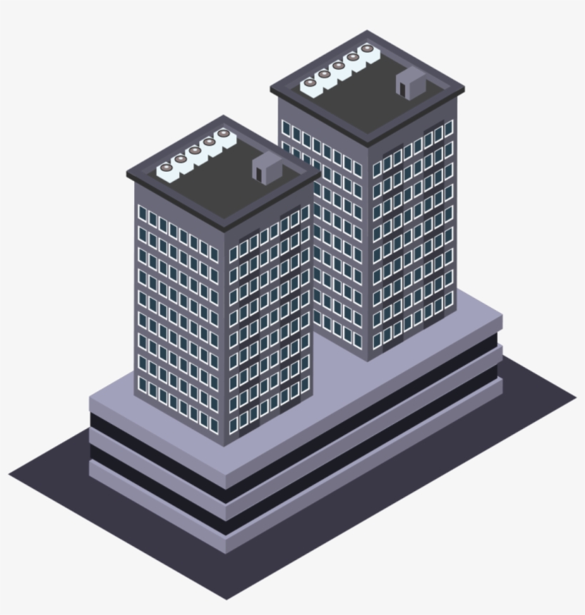 All Images Are Scaleable And Can Be Modified - Isometric Tower, transparent png download