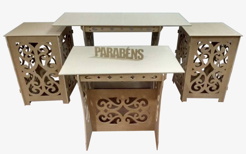 Conjunto De Mesa Arabesco - Coffee Table, transparent png download