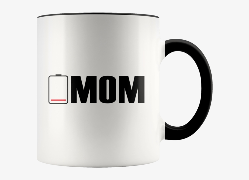Low Battery Mom - Mug, transparent png download