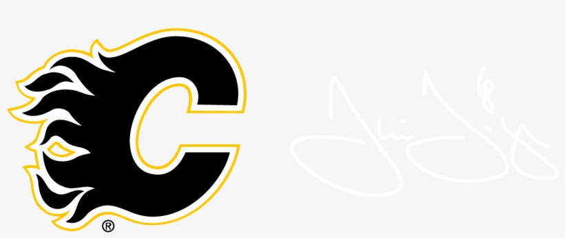 Jaromir Jagr / Official Web Site - Calgary Flames Black Logo, transparent png download