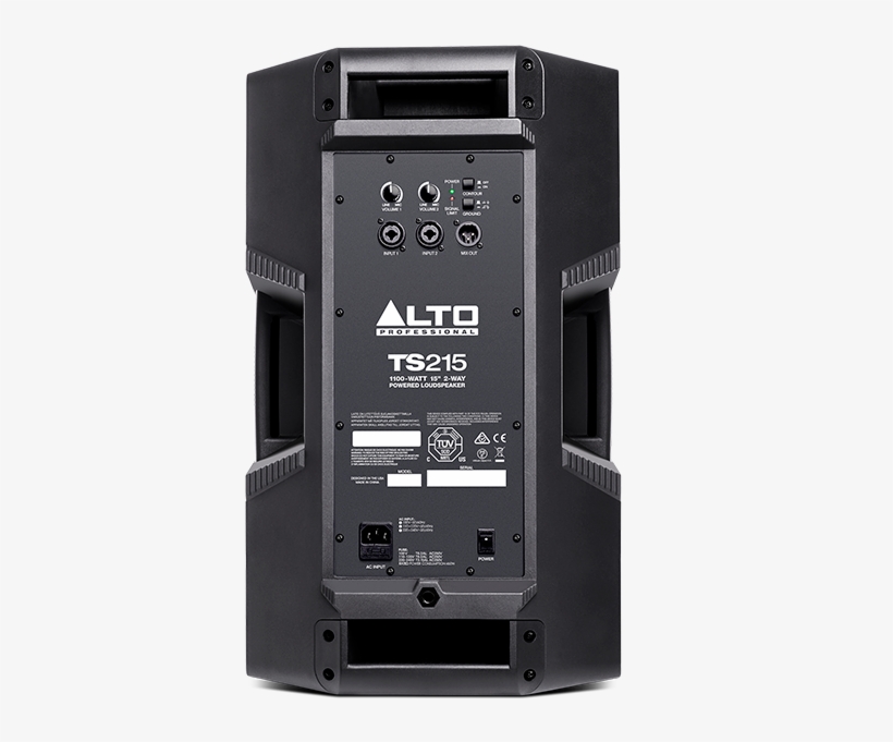 Back - Alto Ts215 Powered Speakers, transparent png download