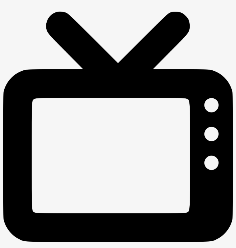 Television Icon Png - Tv Media Icon Png, transparent png download
