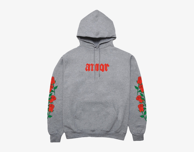 Amor Hoodie - Kendrick Lamar Grey Damn Hoodie, transparent png download