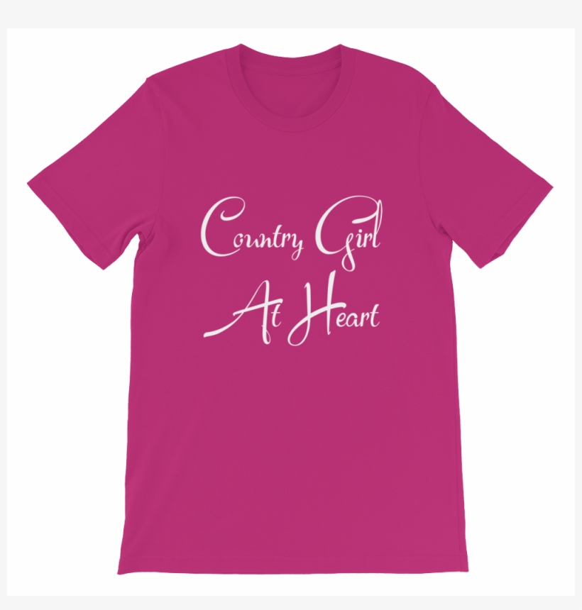 Country Girl At Heart Short Sleeve Unisex T Shirt Blissfully - Shirt, transparent png download