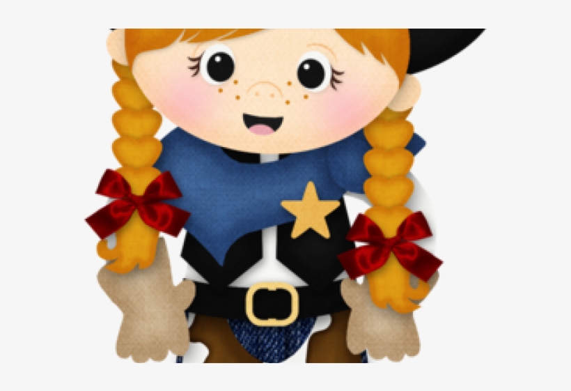 Cowgirl Clipart Country Girl - Cowboys Cowgirls Clipart, transparent png download