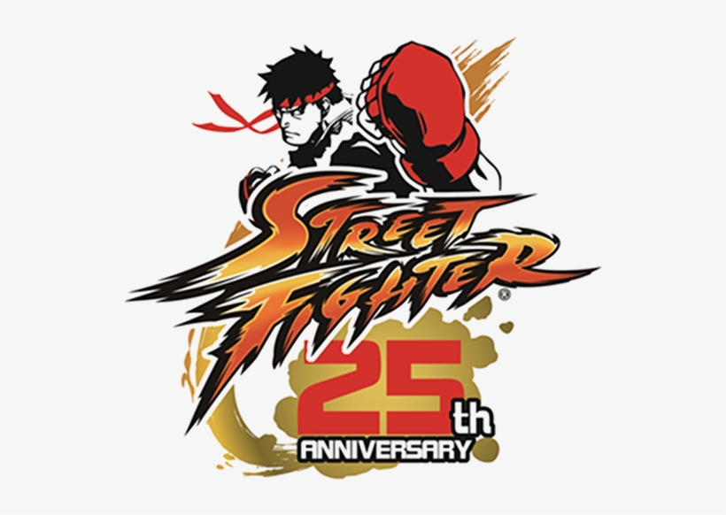 Street Fighter 25th Anniversary Tournament Nyc Edition - Street Fighter 25th Logo, transparent png download