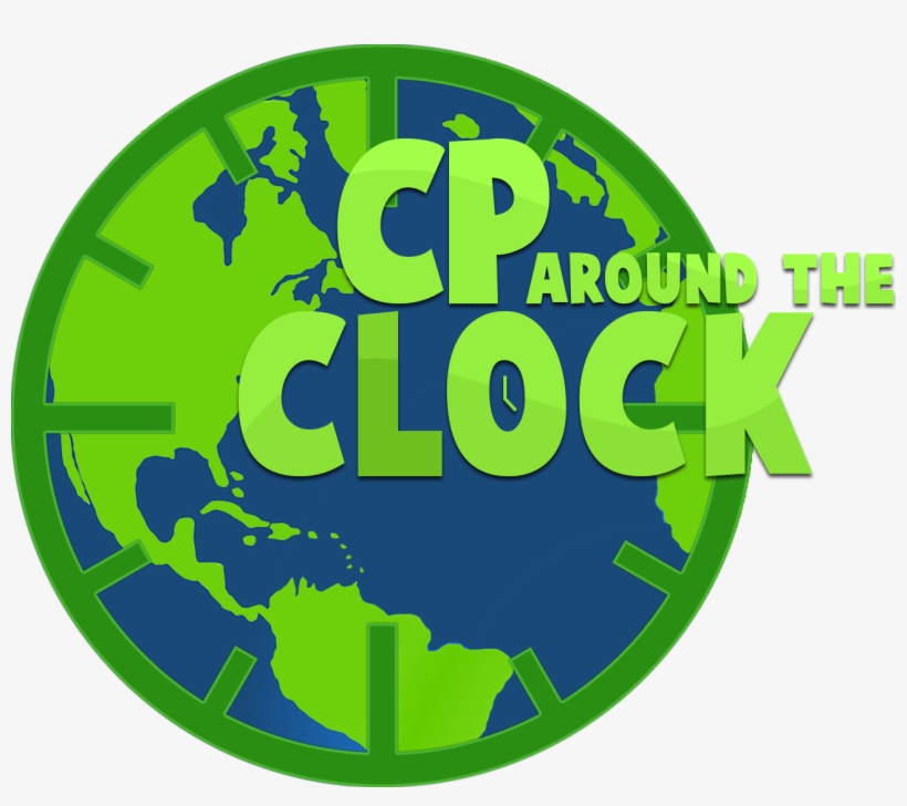 Cp Around The Clock Logo - Planet Earth Earth Clipart, transparent png download