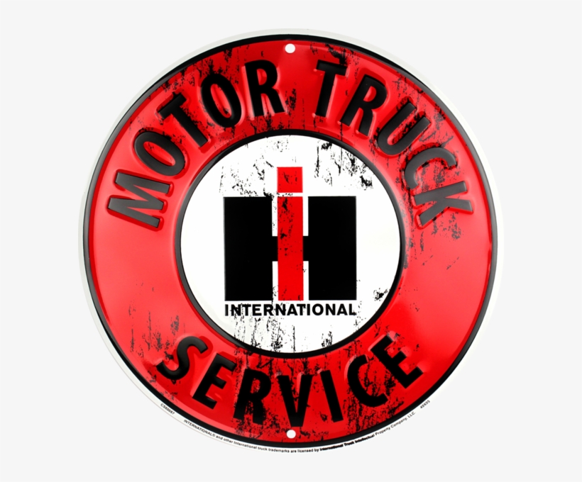 Ih Motor Truck Service Circle Sign - International Harvester, transparent png download