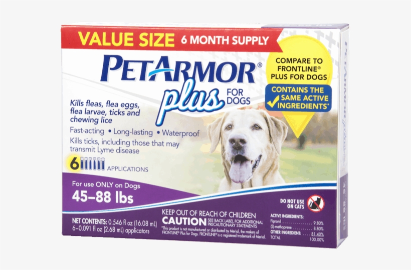 00 For Petarmor® Plus For Dogs - Dog, transparent png download