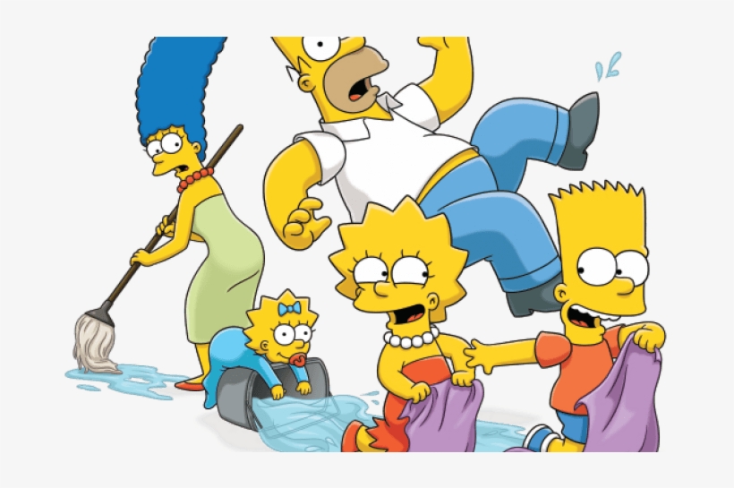 The Simpsons Celebrated What Is Likely It's Almost - Simpson Png, transparent png download