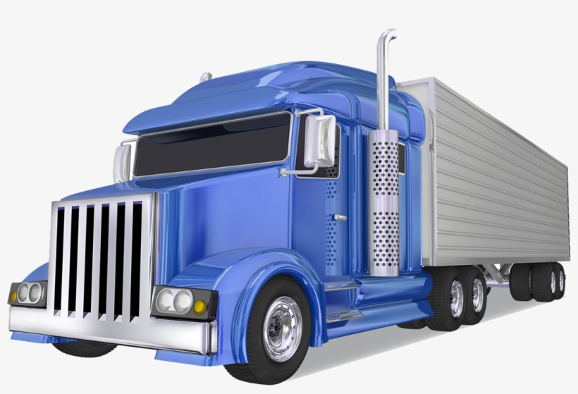 Semi Truck 18 Wheeler Big Rig Hauler - Semi-trailer Truck, transparent png download
