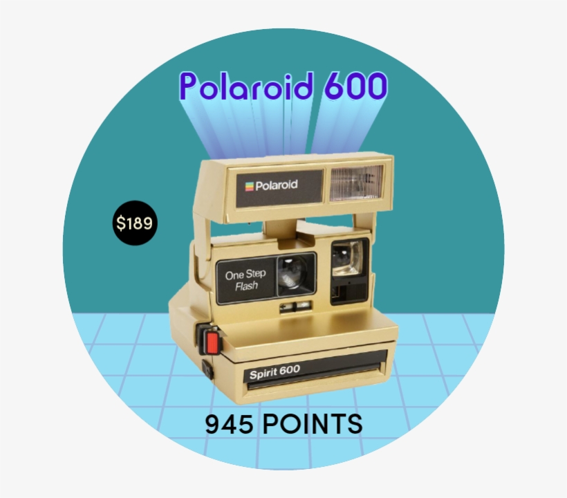 Metallic Polaroid 600 Gold, - Polaroid Spirit Gold, transparent png download