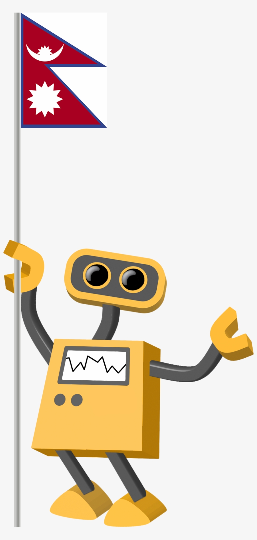 Flag Bot, Nepal - Background Presentation Canada, transparent png download