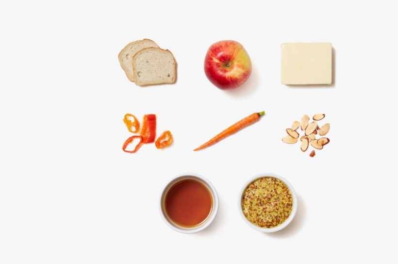 Apple & Cheddar Grilled Cheese With Roasted Carrots - Superfood, transparent png download