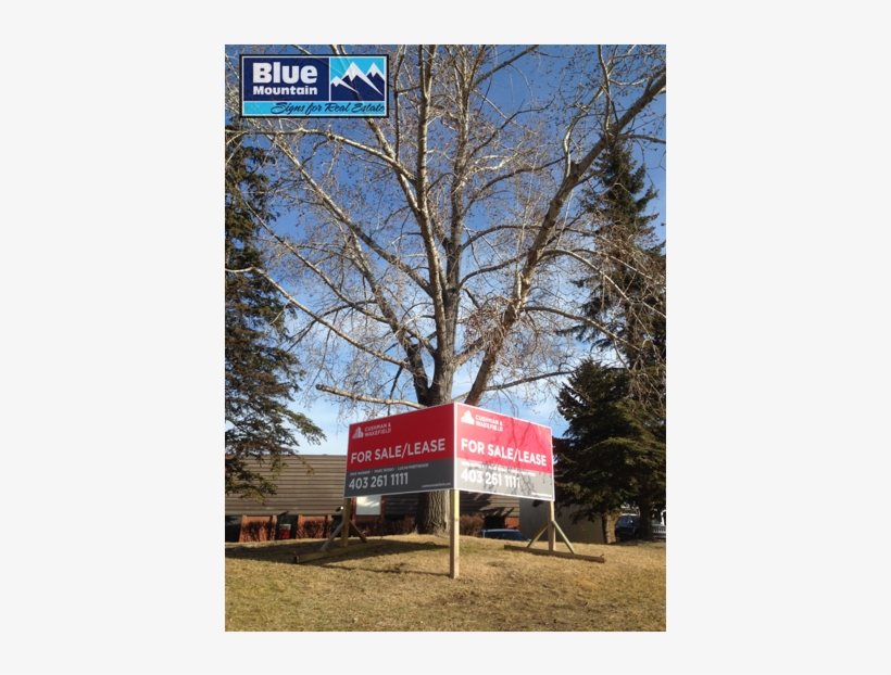 Commercial Real Estate Sign Installation - Banner, transparent png download