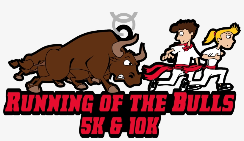 Bull Running Png - Running Of The Bulls Clipart, transparent png download