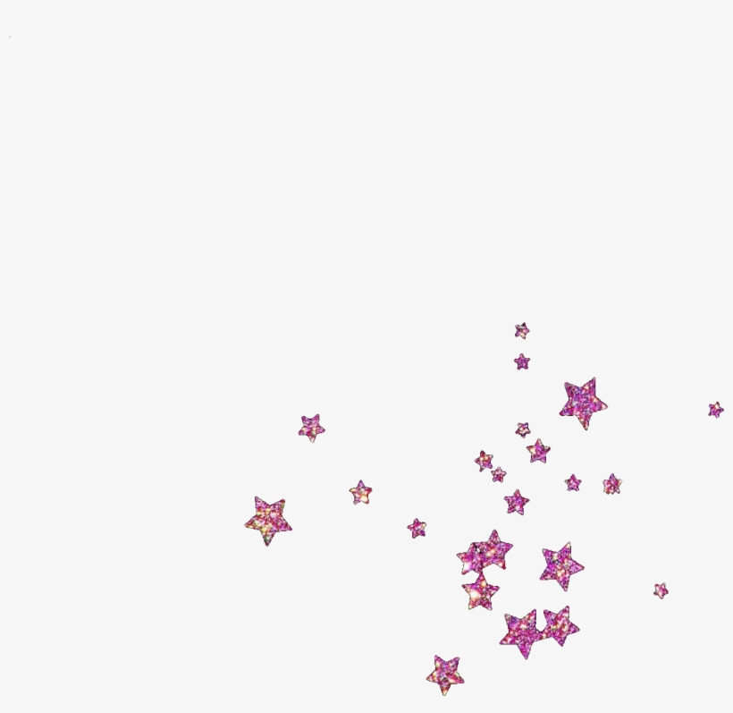 Ftestickers Sticker November Cute Pink Stars Ftestickers - Floral Design, transparent png download