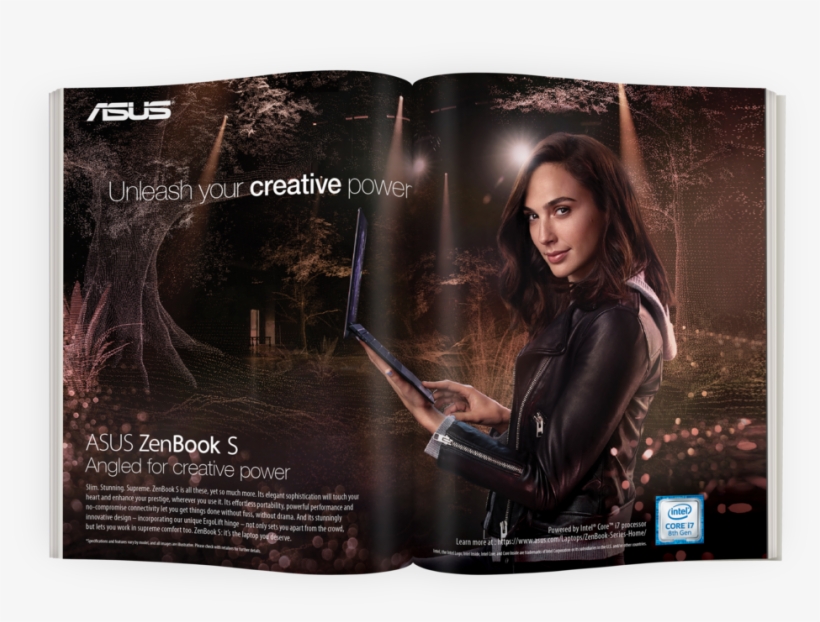 The Zenbook Visuals Portray Gal In The Middle Of Her - Zenbook, transparent png download