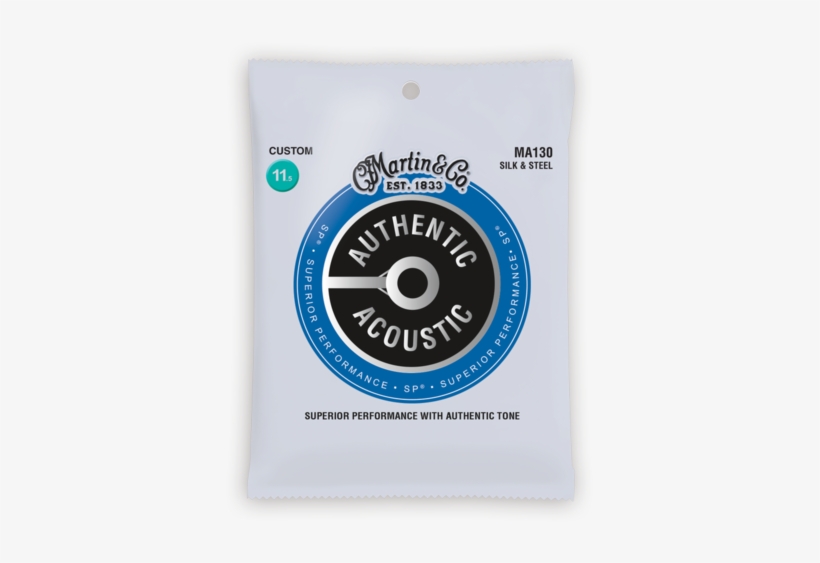 Martin Ma130 Sp Authentic Acoustic Guitar Strings Silk - C. F. Martin & Company, transparent png download