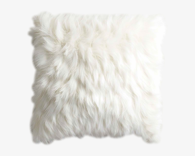 Pillow White Faux Fur Png, transparent png download