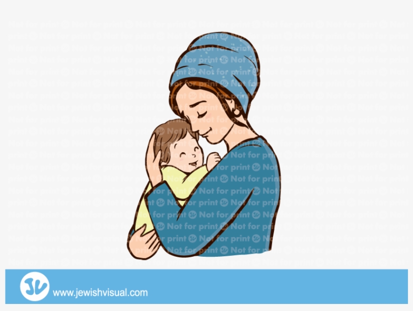 אמא מחזיקה תינוק - אמא עם מטפחת, transparent png download