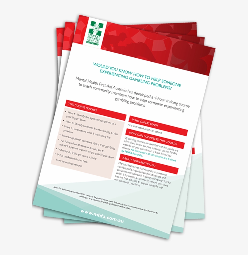 Gambling Course - Brochure, transparent png download