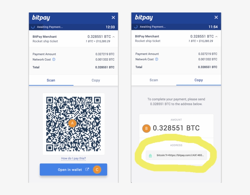 Address - Bitcoin Payment, transparent png download