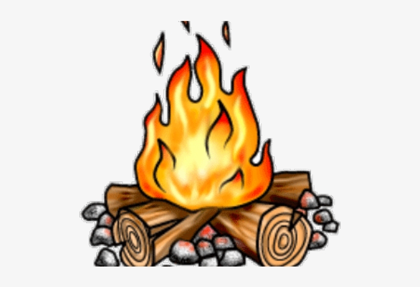 Drawn Campfire Fire Png - Campfire Png, transparent png download