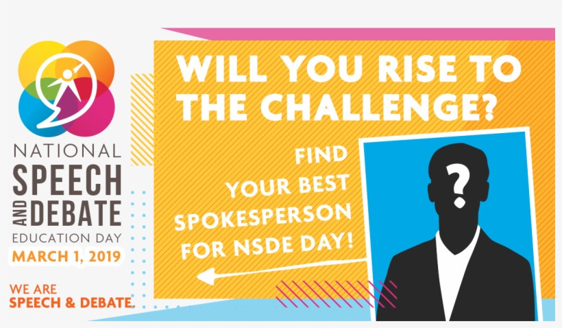 Speech & Debate - Poster, transparent png download