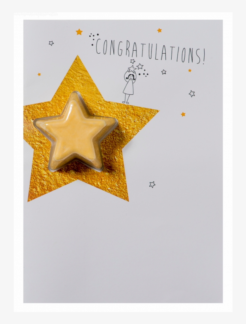 Congratulations Star - Bomb Cosmetics Congratulations Star Blaster Card, transparent png download