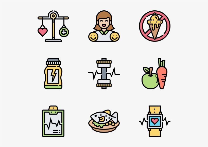 Healthy Life - Human Icon Color Png, transparent png download