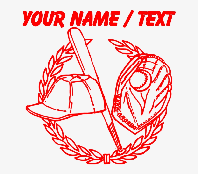 Custom Red Baseball Icon Tile Coaster - Crotch Rocket Black And White Clipart, transparent png download