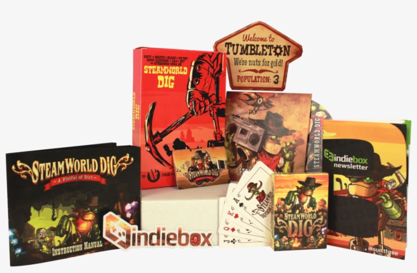 Steamworld Dig Indiebox Collectors Edition - Steamworld Dig Collector's Edition, transparent png download