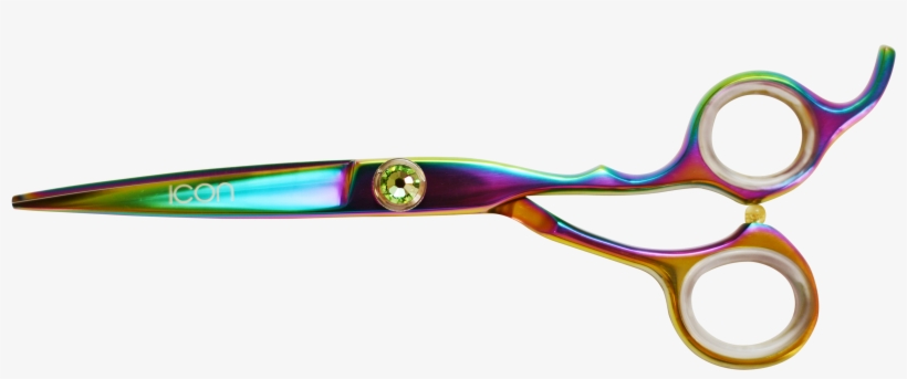 Icon 6" Titanium Coated Hair Cutting Shears Scissors, transparent png download