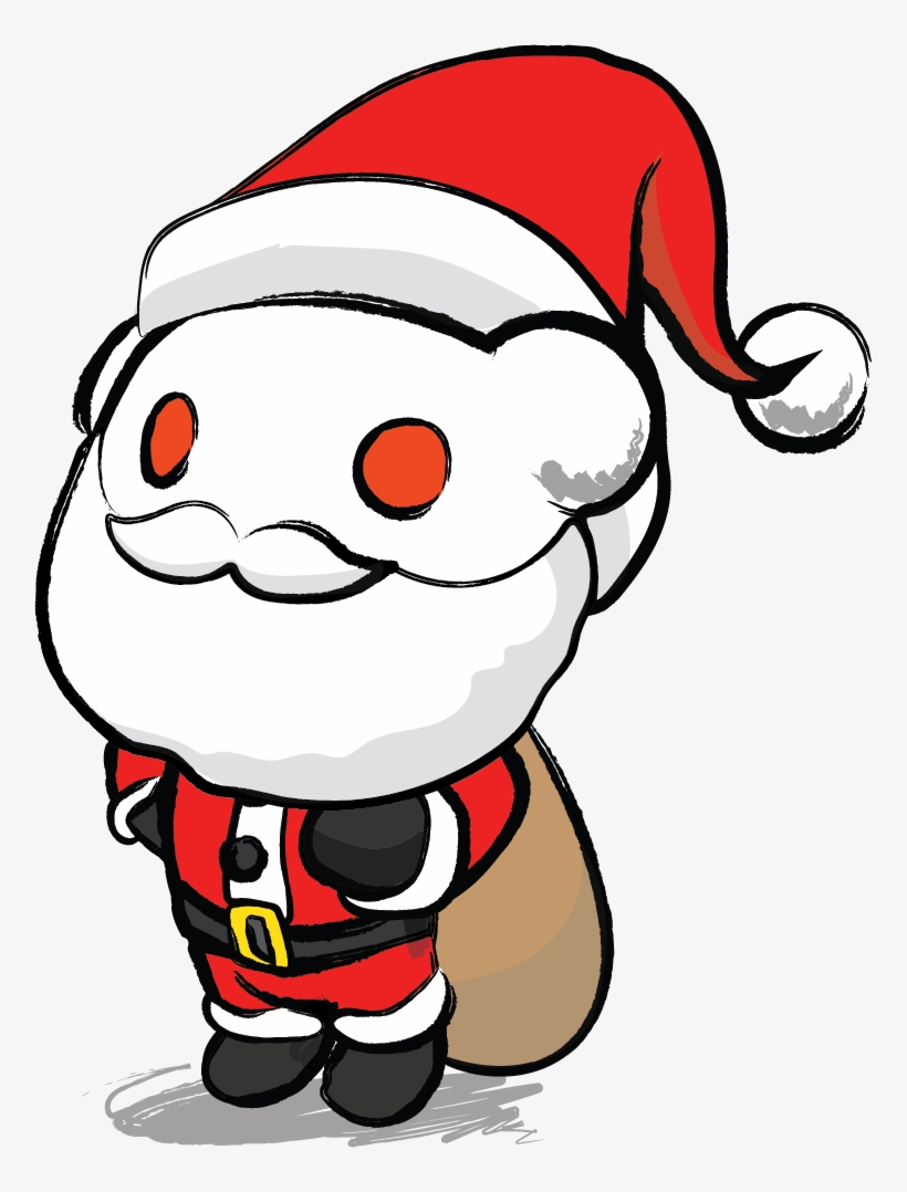 Reddit Secret Santa Logo, transparent png download