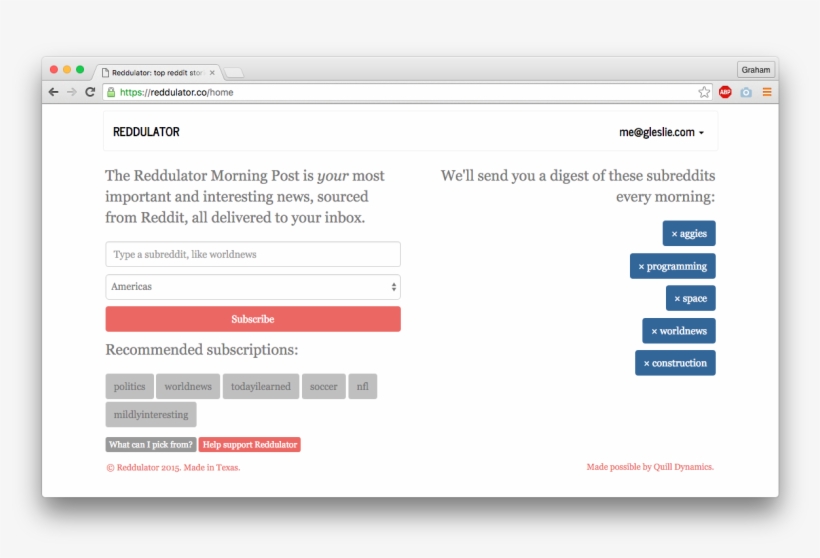Reddit News Delivered To Your Inbox Quill Dynamics - Concrete Matter, transparent png download