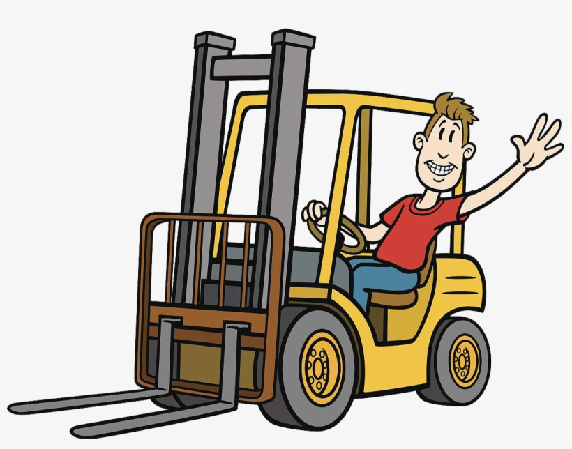 1200 X 884 8 - Cartoon Forklift, transparent png download