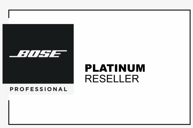 Bose Platinum Reseller - Bose Pro Authorized Dealer, transparent png download