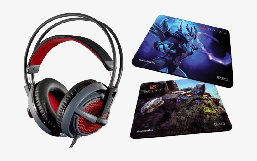 Dota® 2 Edition Headsets And Mousepads By Steelseries - Steelseries Siberia Dota 2, transparent png download