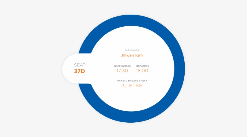 Luggage Tag - Circle, transparent png download