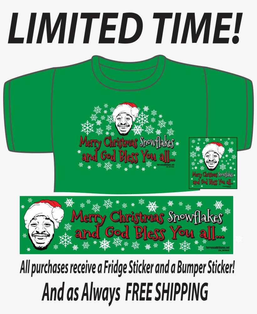 Merry Christmas Snowflakes - Illustration, transparent png download