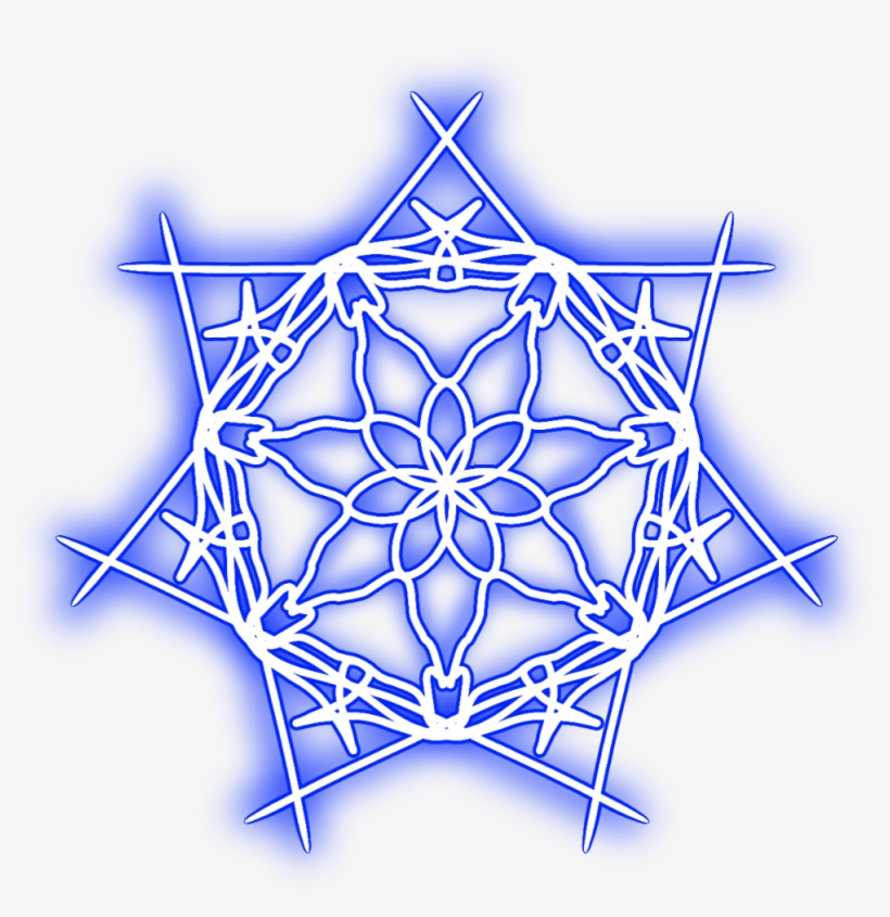 Neon Snow Freetoedit Snowflakes Christmas Snowflake - Fractal Art, transparent png download