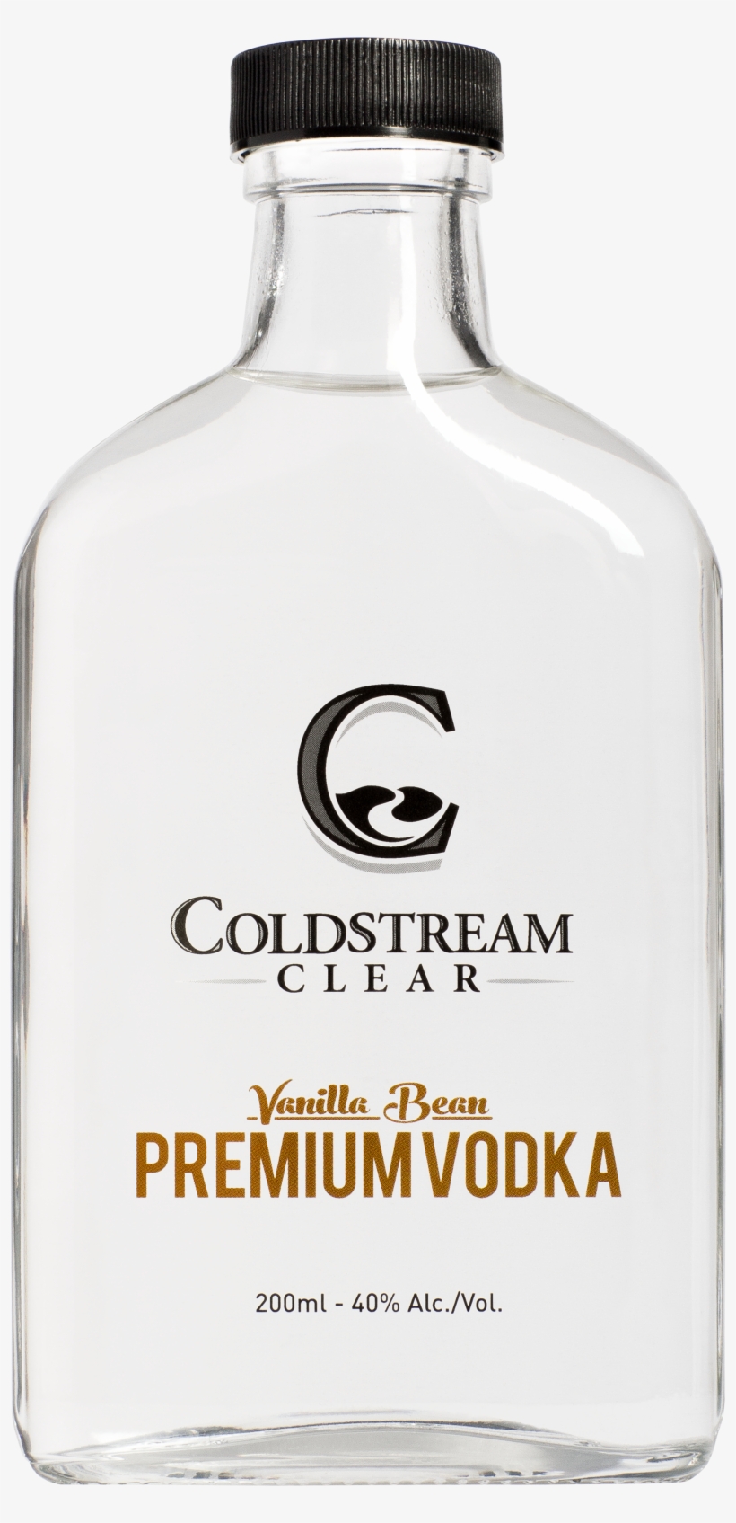 Vanilla Bean Vodka - Glass Bottle, transparent png download