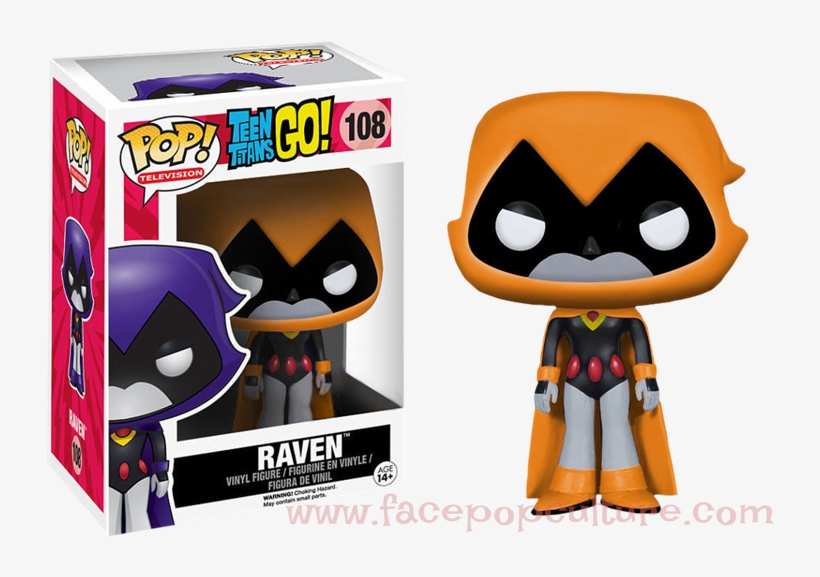 Details About Funko Pop Vinyl Teen Titans Go Raven - Teen Titans Pop, transparent png download