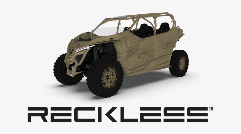 Nikola Reckless Logo2 - Armored Car, transparent png download
