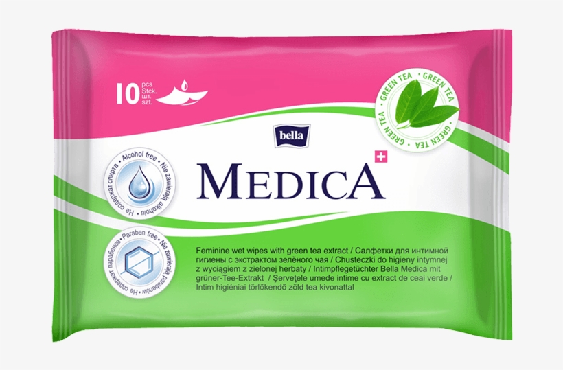 Feminine Hygiene Wet Wipes Bella Medica - Bella Medica, transparent png download