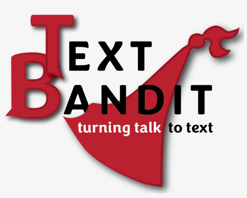 Cropped Text Bandit Logo Tag Red 01 - Graphic Design, transparent png download