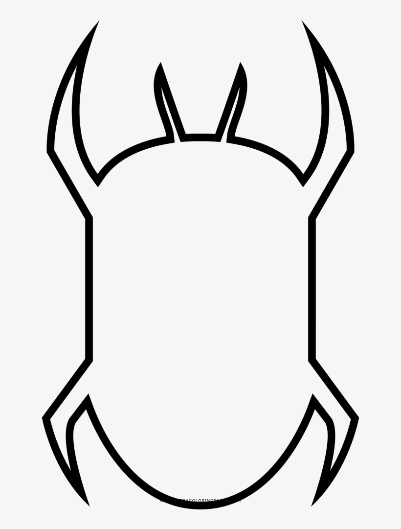 Hieroglyph Coloring Page - Line Art, transparent png download